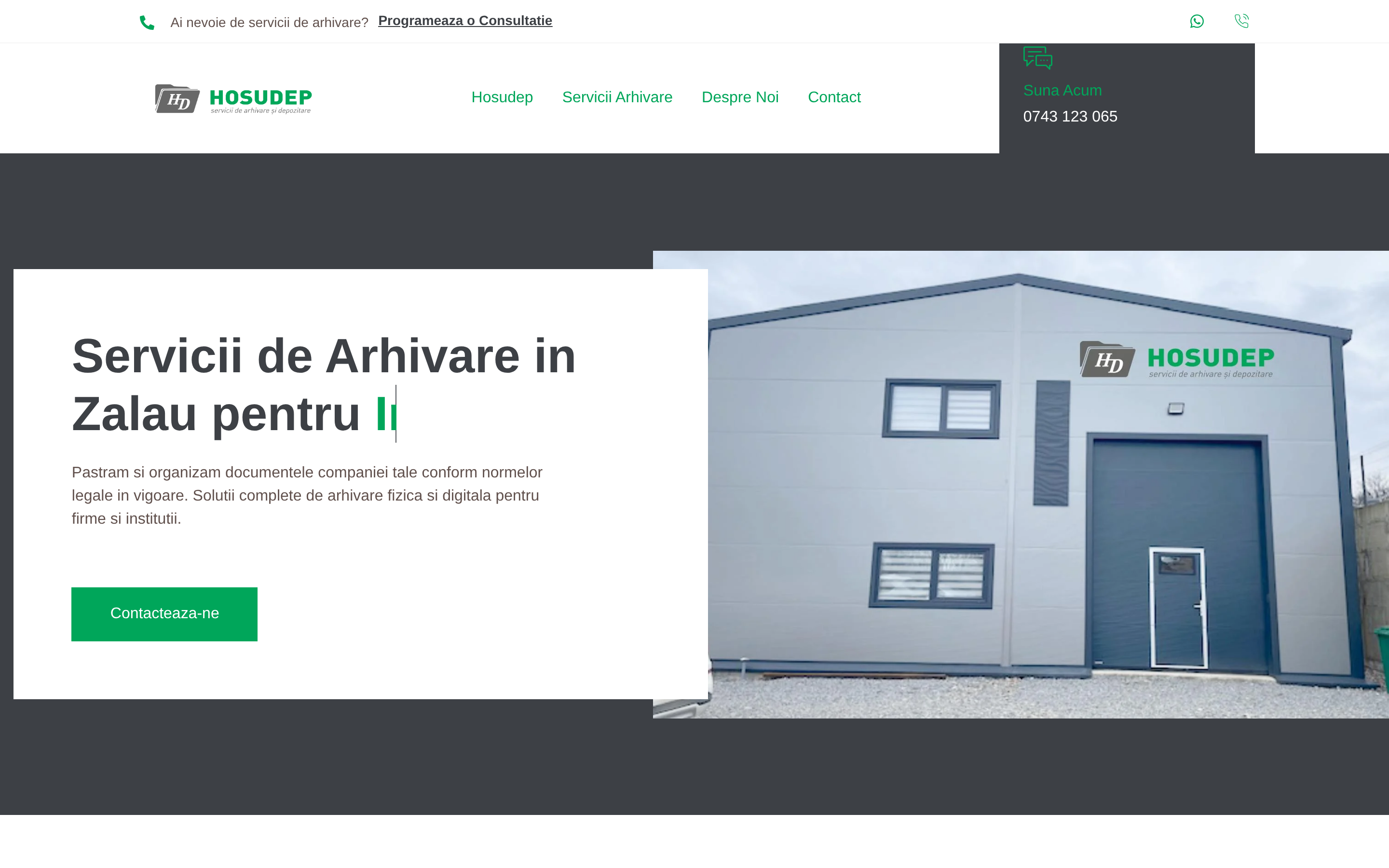 Site realizat pentru Hosudep