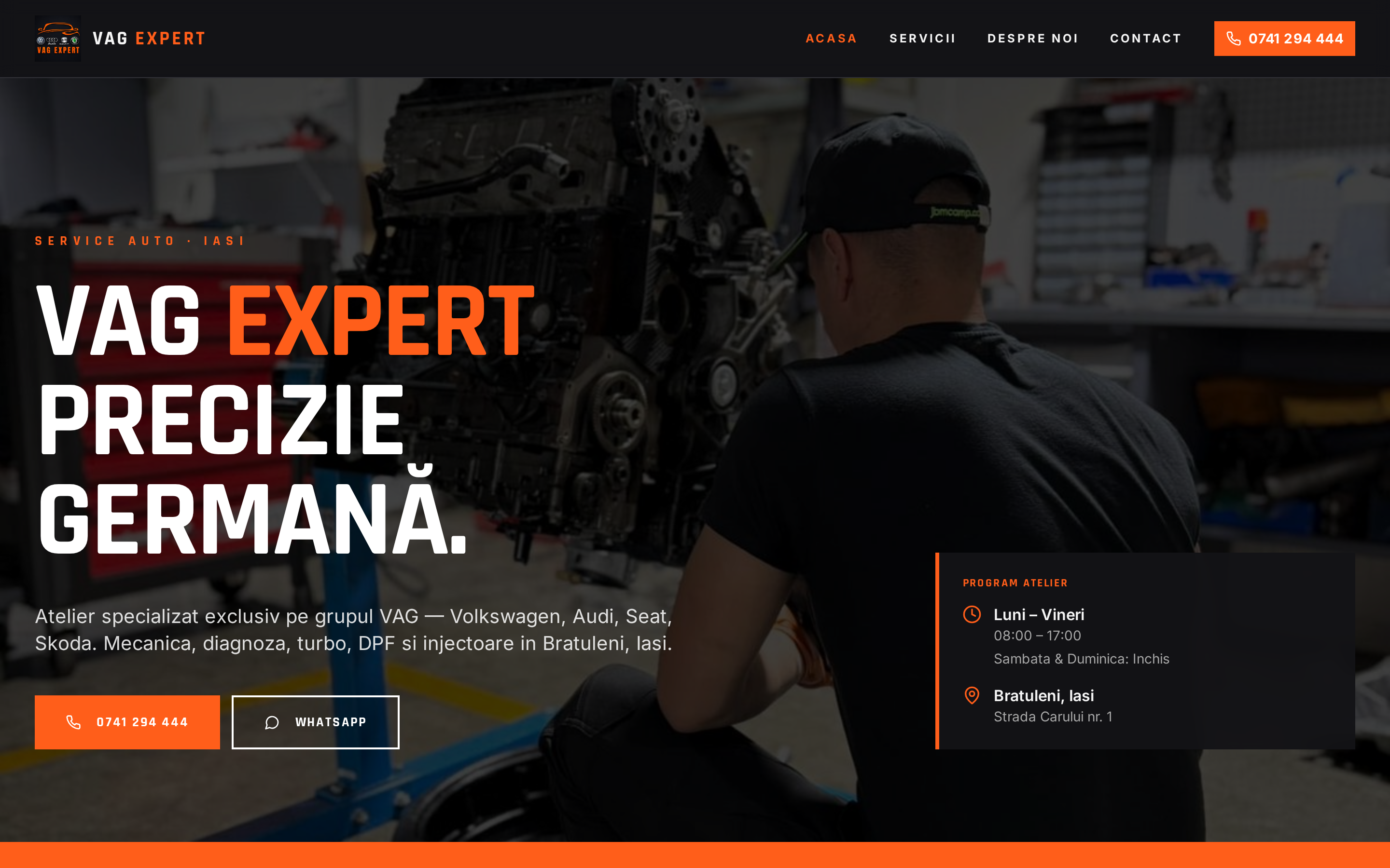 Site realizat pentru VAG Expert