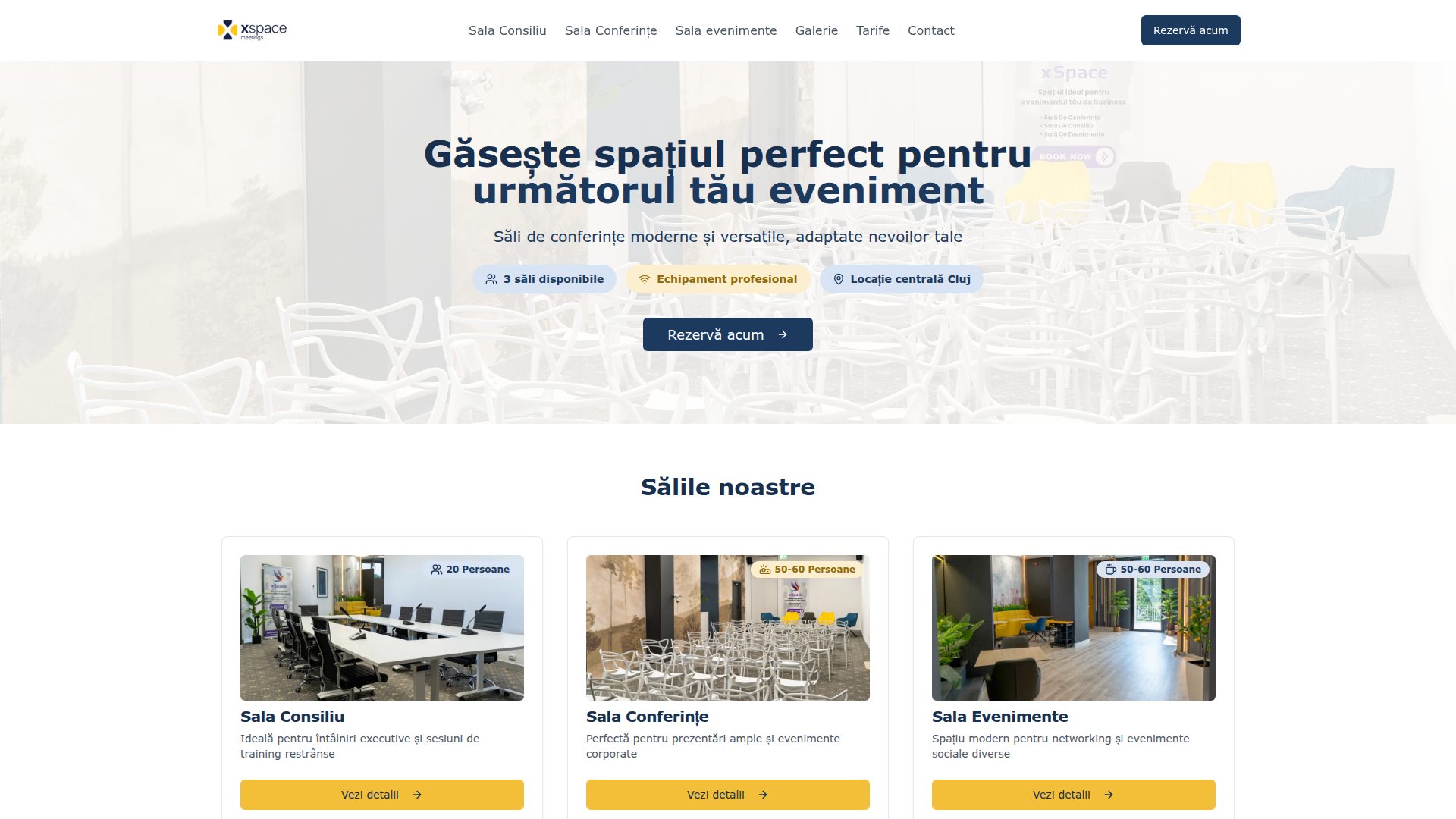Screenshot XSpace Experți Locali